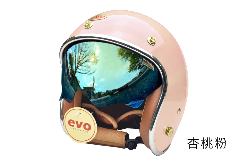 CA312S｜Small(5457)/Dual Shield Vintage Open face Helmet (Small)EVO